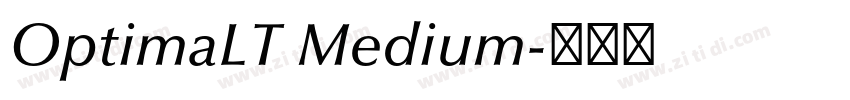 OptimaLT Medium字体转换
